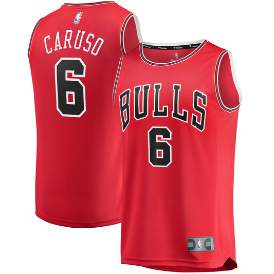 Alex Caruso Chicago Bulls Fanatics Branded 2021/22 Fast Break Replica Jersey - Icon Edition - Red