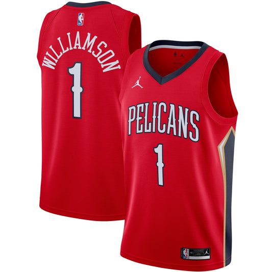 Zion Williamson New Orleans Pelicans Jordans Brand 2020/21 Swingman Jersey - Statement Edition - Red